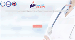 Desktop Screenshot of manusmed.com